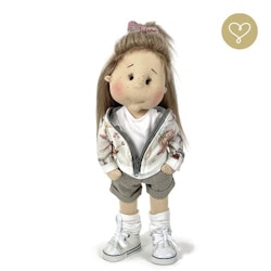 Lulu Dolls, kofta med huva, blommor
