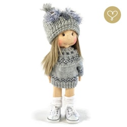 Lulu Dolls, vintermössa, uggla, grå