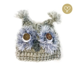Lulu Dolls, vintermössa, uggla, grå