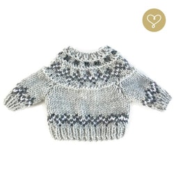 Lulu Dolls, tröja, grå, ett