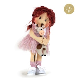 Lulu Dolls, klänning med tyllkjol, rosa, två