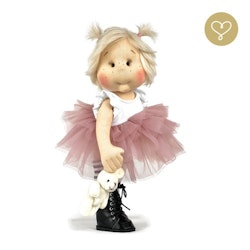Lulu Dolls, klänning med tyllkjol, rosa, tre