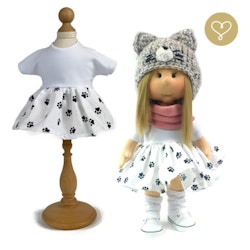 Lullu Dolls, klänning med katttass