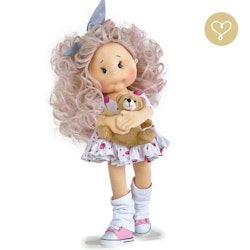 Stor handgjord docka 38 cm Karin