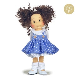Stor handgjord docka 38 cm Britta