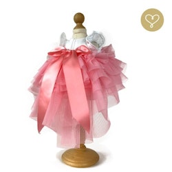 Lullu Dolls, klänning med rosett, rosa