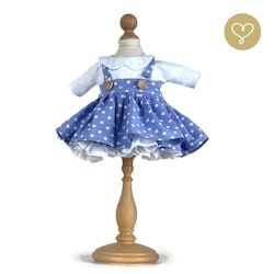 Lullu Dolls, klänning med underkjol, blå