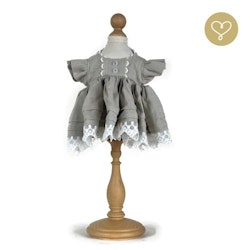 Lullu Dolls, linneklänning, grå
