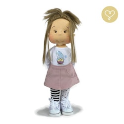 Lullu Dolls, långärmad topp, kjol och strumpbyxor