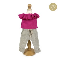 Lulu Dolls, blus fuchsia och byxor