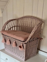 Little Dreams bänk med förvaring rosa