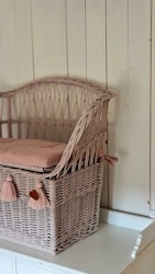 Little Dreams bänk med förvaring rosa