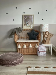 Little Dreams bänk med förvaring naturlig