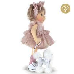 Stor handgjord docka 38 cm Cecilia