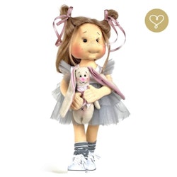 Stor handgjord docka 38 cm Cendy Lou
