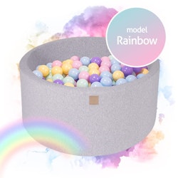 Meow bollhav med 250 bollar bomull Rainbow