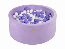 Meow bollhav med 250 bollar velour Lavender
