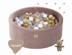 Meow bollhav med 250 bollar velour Teddy