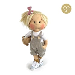 Lullu Dolls, byxor med hängslen med fickor