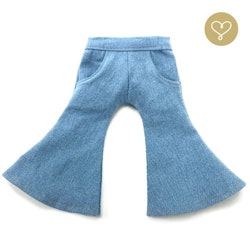 Lullu Dolls, utsvängda jeans