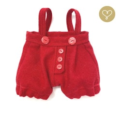 Lullu Dolls, röda byxor med hängslen