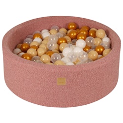 Meow bollhav med bollar boucle rosa