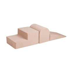 Meow, lekplats, sammet, 3 byggklossar, ecru