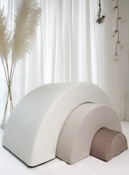 Monio, skumklossar, regnbåge, beige