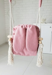Gunga med kaninöron Bunny Monio rosa