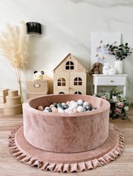 Bollhav med 200 bollar Monio velvet beige