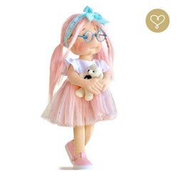 Stor handgjord docka 38 cm Anastasia