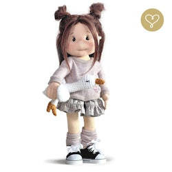 Stor handgjord docka 38 cm Astrid