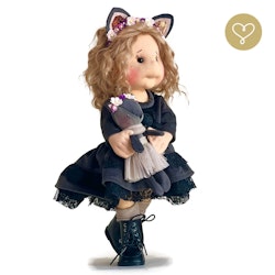 Stor handgjord docka 38 cm Zara