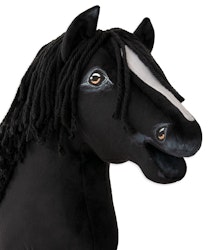 Realistic Super Hobby Horse Premium - Black & White
