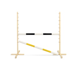 Hopphinder för Hobbyhäst med bommar 120cm - Yellow & Black