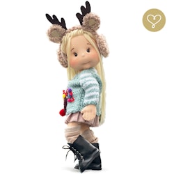 Stor handgjord docka 38 cm Elin