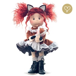 Stor handgjord docka 38 cm Agnes