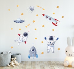 Väggklistermärke kosmonaut
