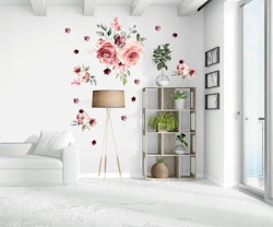 Väggklistermärke blommor