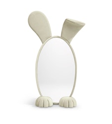 Bunny Floor Mirror Paris Cream