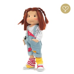 Stor handgjord docka 38 cm Emma