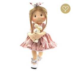 Stor handgjord docka 38 cm Aurelia