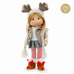 Stor handgjord docka 38 cm Lucia