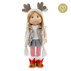 Stor handgjord docka 38 cm Lucia