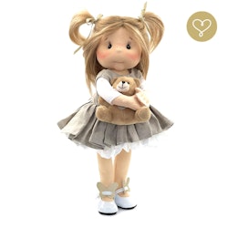 Stor handgjord docka 38 cm Olivia