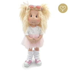 Stor handgjord docka 38 cm Paulina