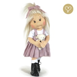Stor handgjord docka 38 cm Klara