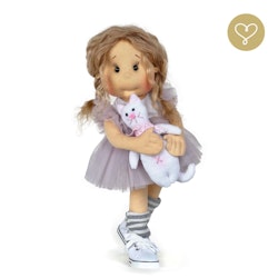 Stor handgjord docka 38 cm Alma