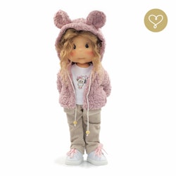 Stor handgjord docka 38 cm Lola