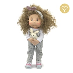 Stor handgjord docka 38 cm Nina